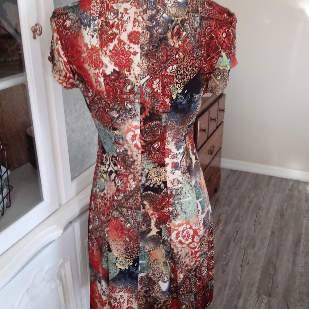 Connected Apparel Patterned Dress - image 4